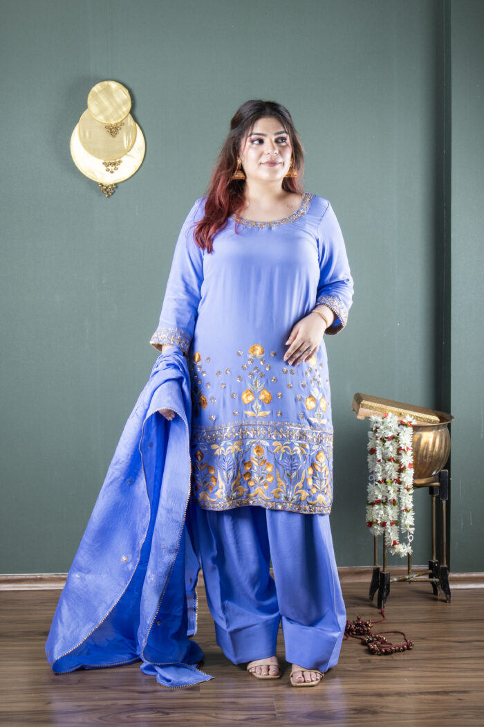Periwinkle Suit Set - Image 1