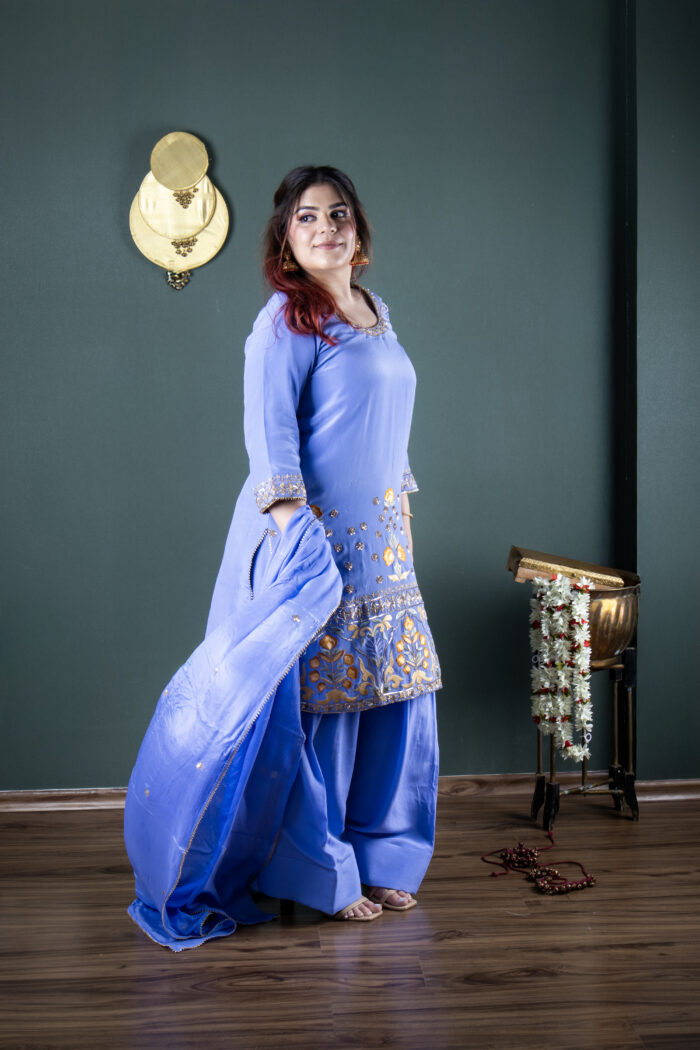 Periwinkle Suit Set - Image 3