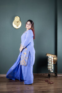 Periwinkle Suit Set - Image 2
