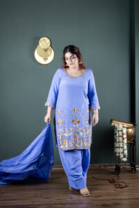 Periwinkle Suit Set - Image 4