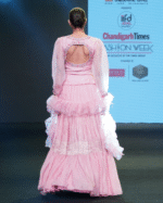 Blush Pink Hand-Embroidered Lehenga Set - Image 3