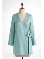 Jade Green Wrapover Top